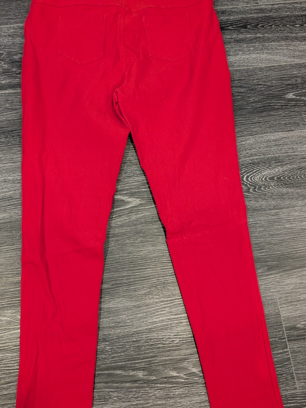 Women’s Red Jeggings – Stretch Pull-On Slim Fit - Picture 2 of 9